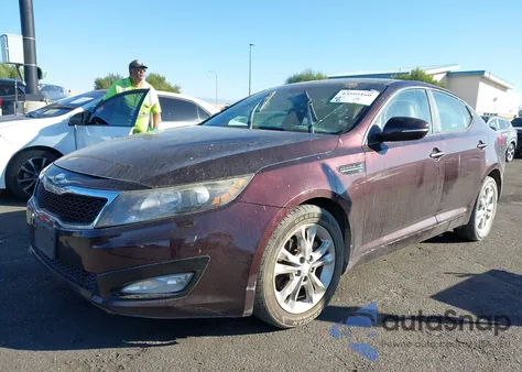 2013 Kia Optima Lx из США, поврежденный, VIN 5XXGM4A79DG205360
